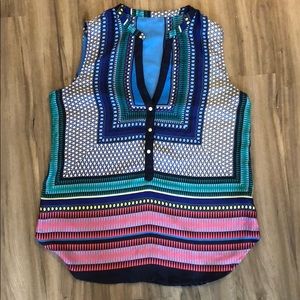 Boho-Chic tunic sleeveless blouse